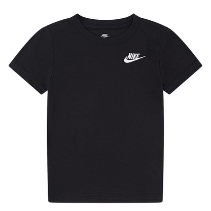 Black - Front - Nike Boys Futura Swoosh T-Shirt