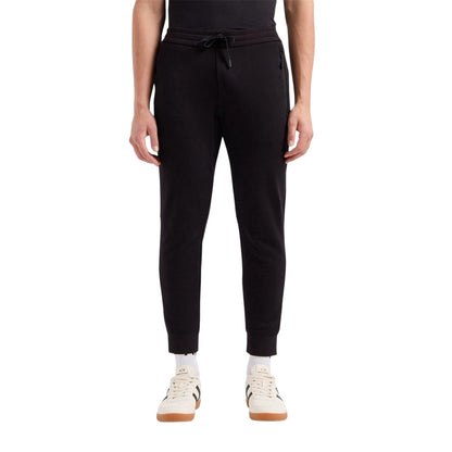 Black - Side - Armani Exchange Mens Pocket Jogging Bottoms