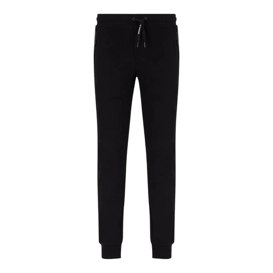 Black - Front - Armani Exchange Mens Pocket Jogging Bottoms