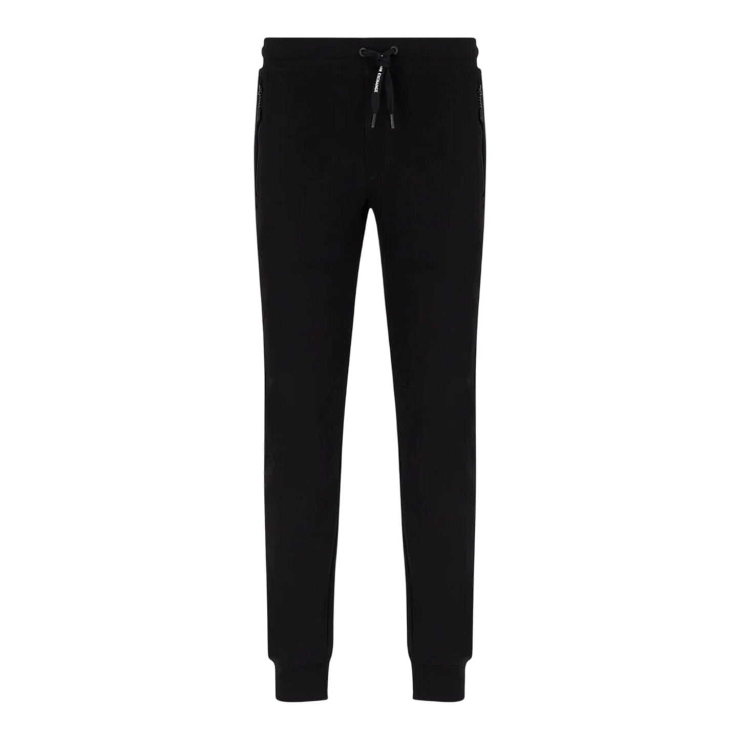 Black - Front - Armani Exchange Mens Pocket Jogging Bottoms