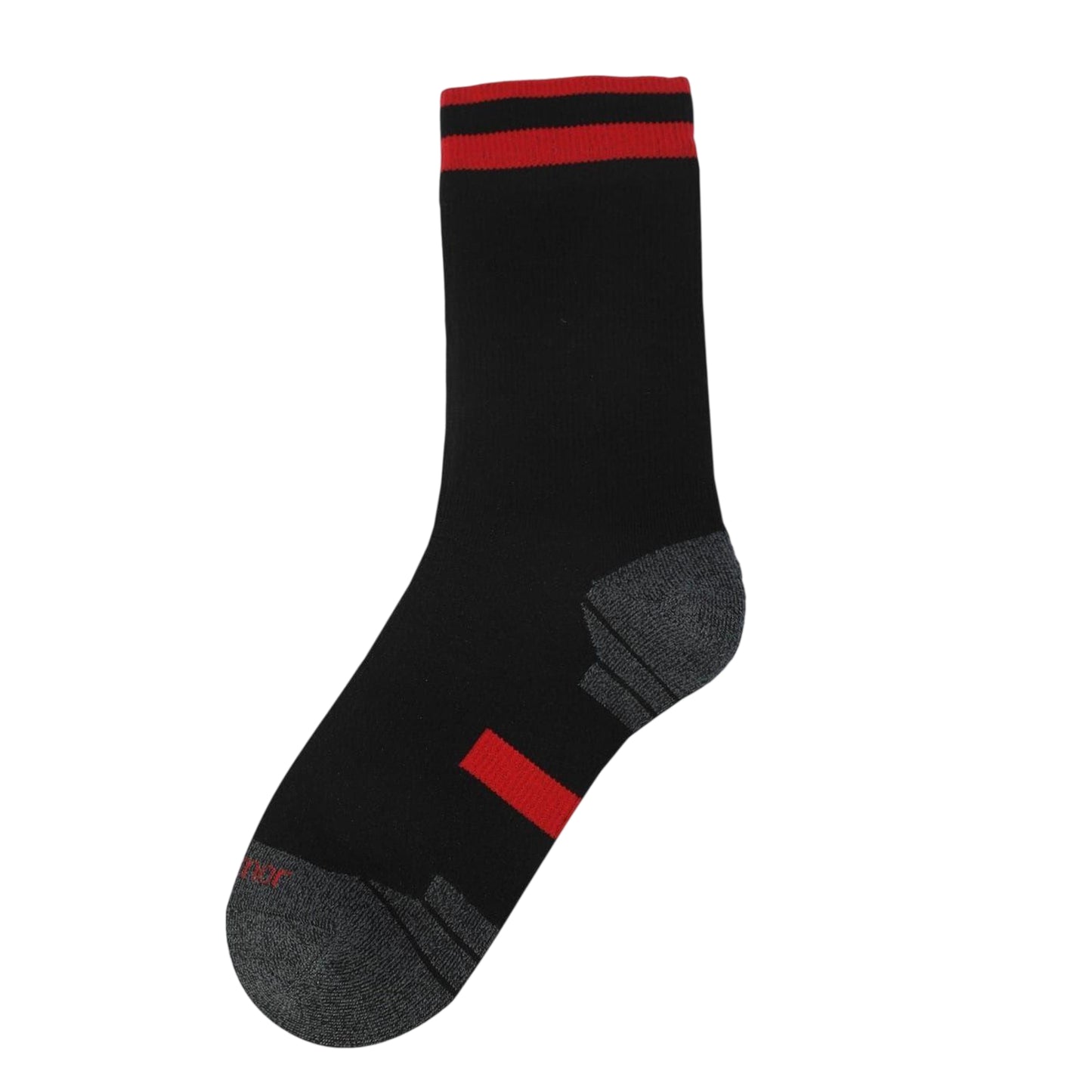 Black - Back - Karrimor Womens-Ladies Striped Waterproof Crew Socks