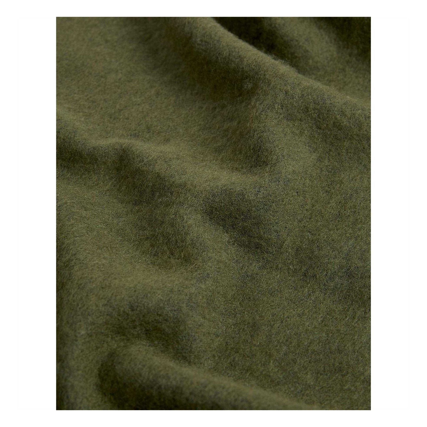 Green - Back - Lyle & Scott Tonal Logo Lambswool Blend Scarf