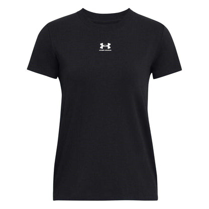 Black - Front - Under Armour Womens-Ladies Off Campus T-Shirt