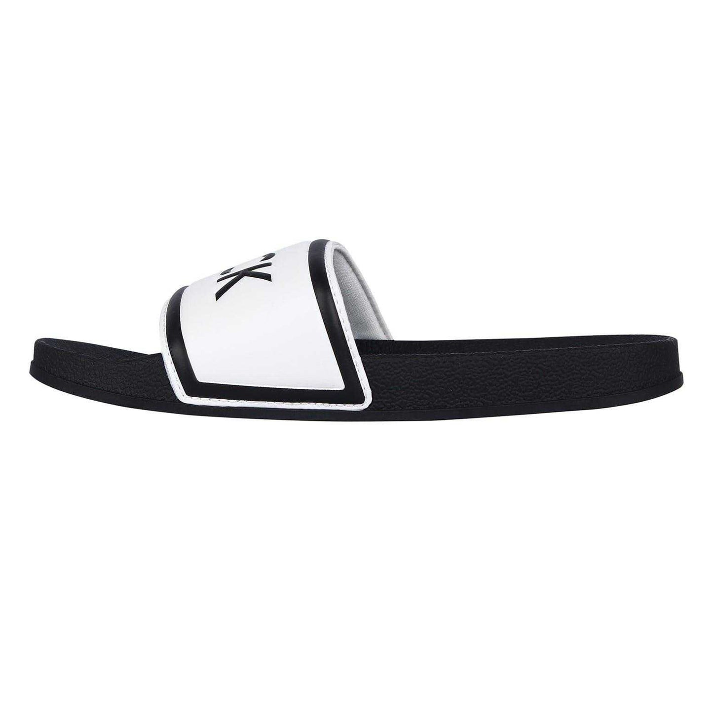 White-Black - Back - Jack Wills Mens Logo Sliders