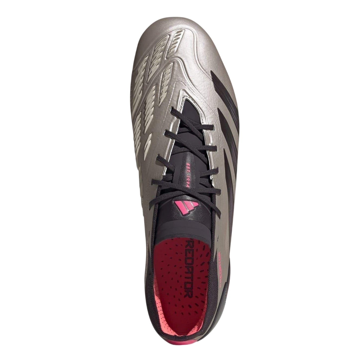 Silver-Black - Pack Shot - Adidas Unisex Adult Predator Soft Ground Football Boots