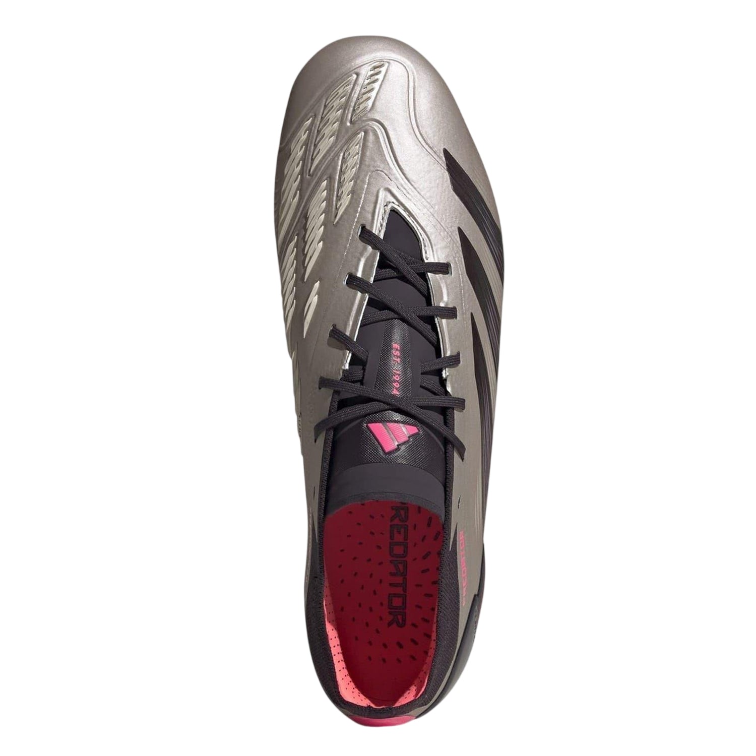 Silver-Black - Pack Shot - Adidas Unisex Adult Predator Soft Ground Football Boots