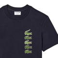 Blue - Back - Lacoste Mens Iconic Croc Regular T-Shirt
