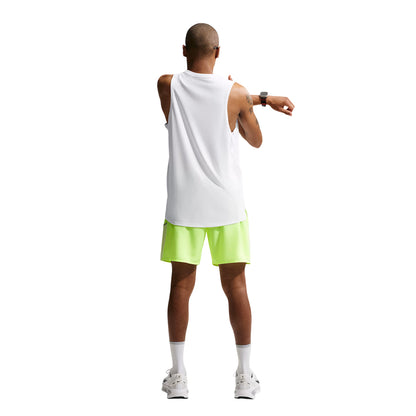 White - Lifestyle - Nike Mens Miler Tank Top