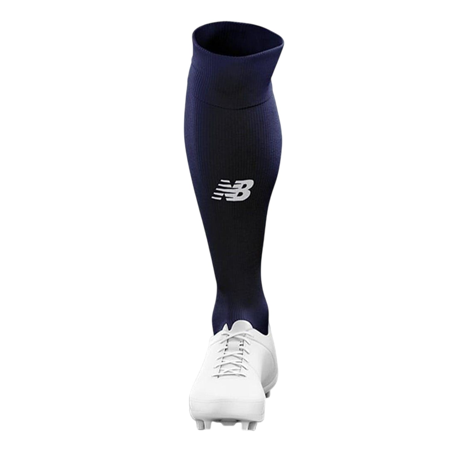 Navy - Back - New Balance Mens Logo Football Socks