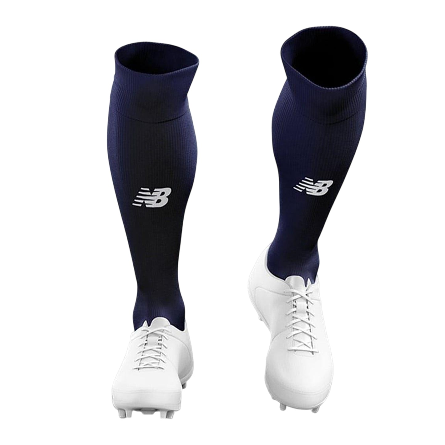 Navy - Front - New Balance Mens Logo Football Socks