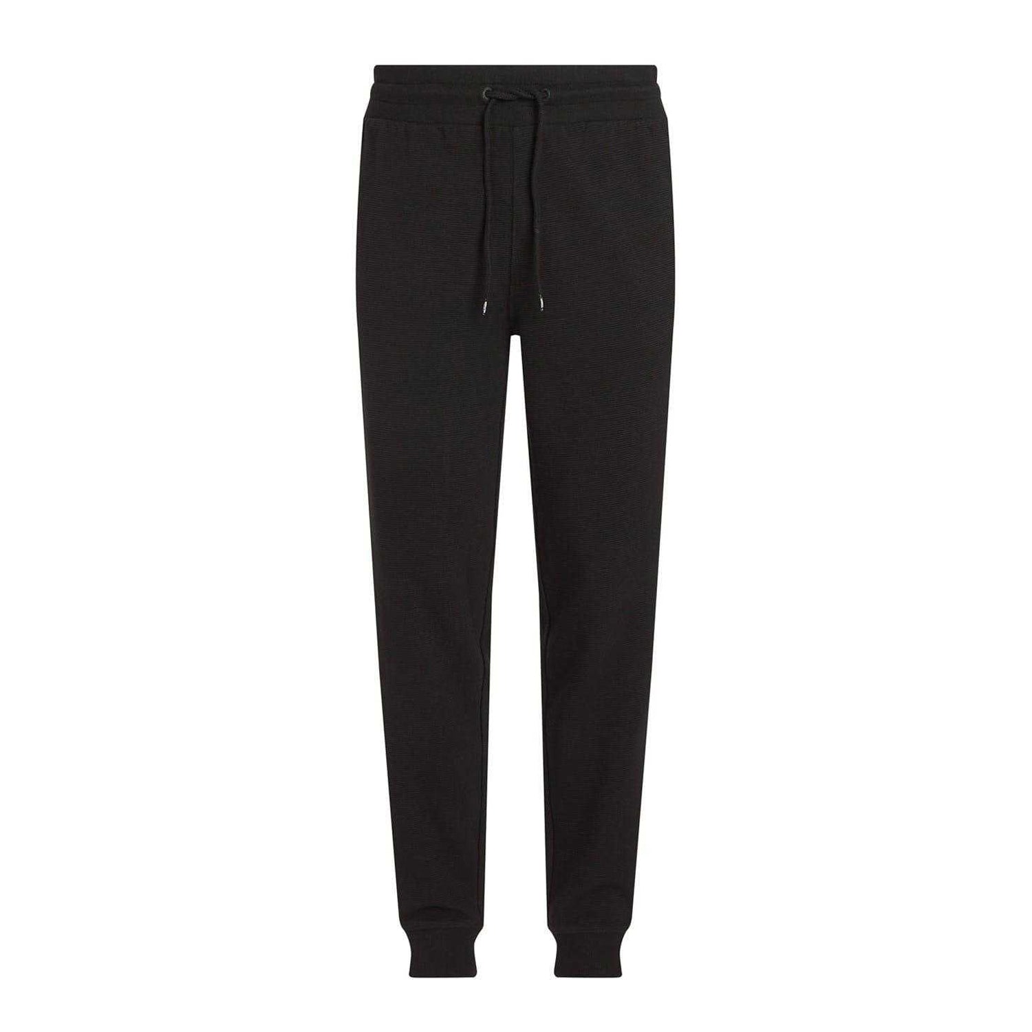 Black - Front - Tommy Hilfiger Mens Cotton Comfort Trousers