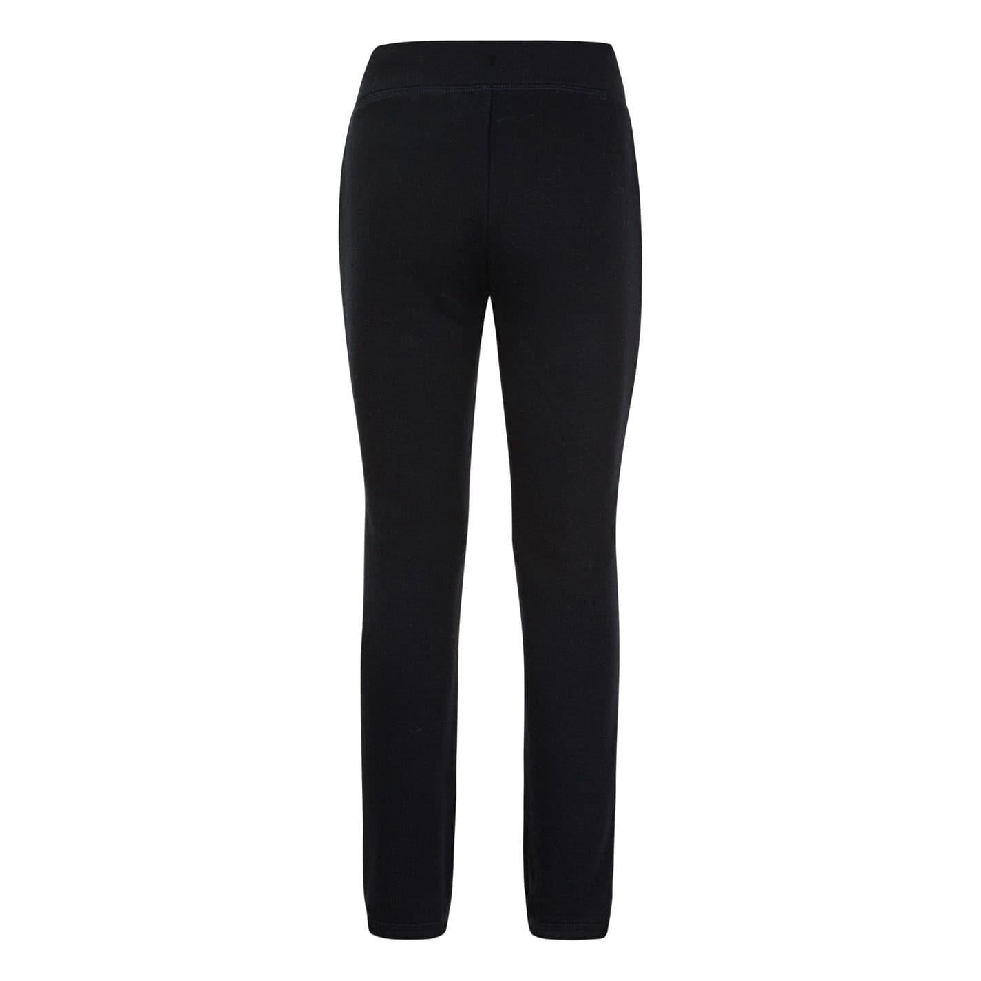 Black - Back - Nike Childrens-Kids Fleece Swoosh Jogging Bottoms