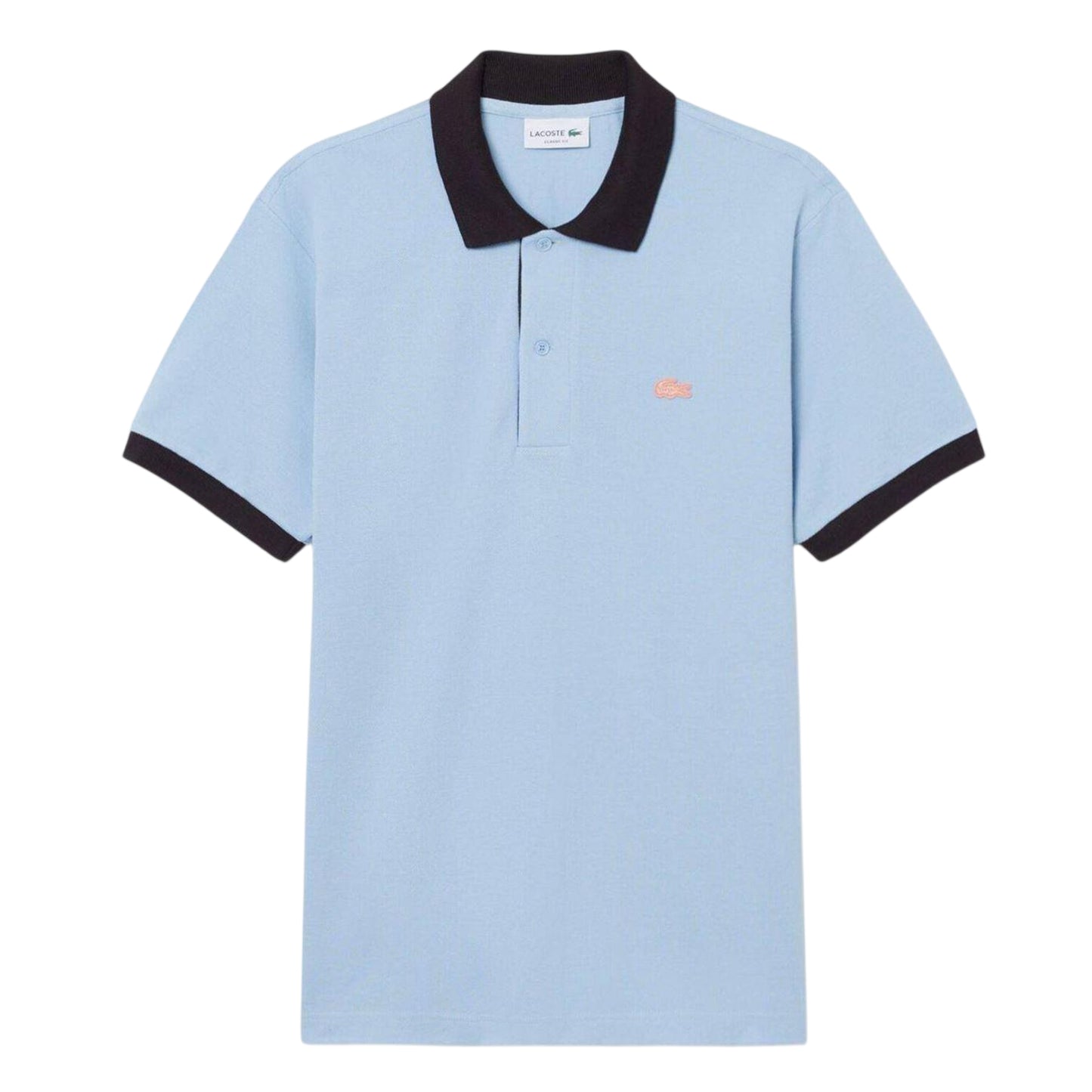 Blue - Front - Lacoste Mens Short-Sleeved Polo Shirt