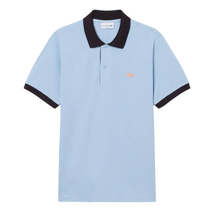 Blue - Front - Lacoste Mens Short-Sleeved Polo Shirt
