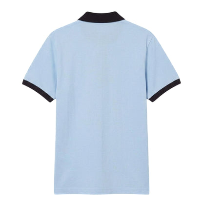 Blue - Back - Lacoste Mens Short-Sleeved Polo Shirt