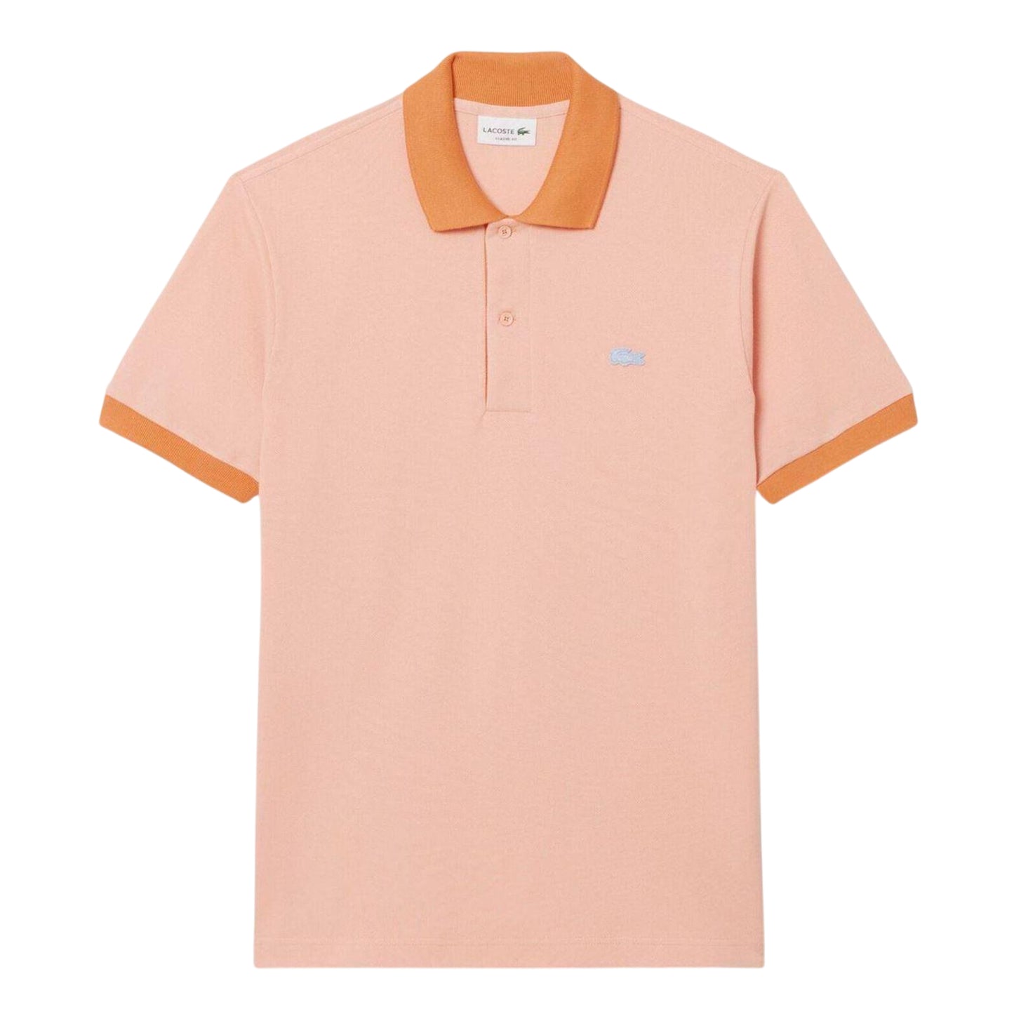 Pink - Front - Lacoste Mens Short-Sleeved Polo Shirt