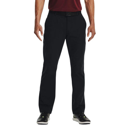 Black - Side - Under Armour Mens Tech Trousers