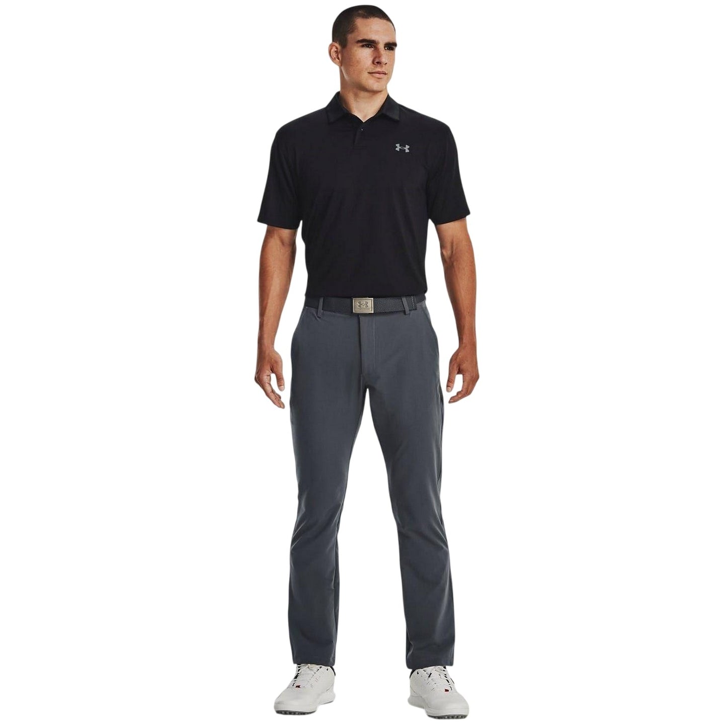 Frost Gray - Side - Under Armour Mens Tech Trousers