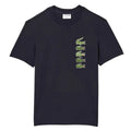Blue - Front - Lacoste Mens Iconic Croc Regular T-Shirt