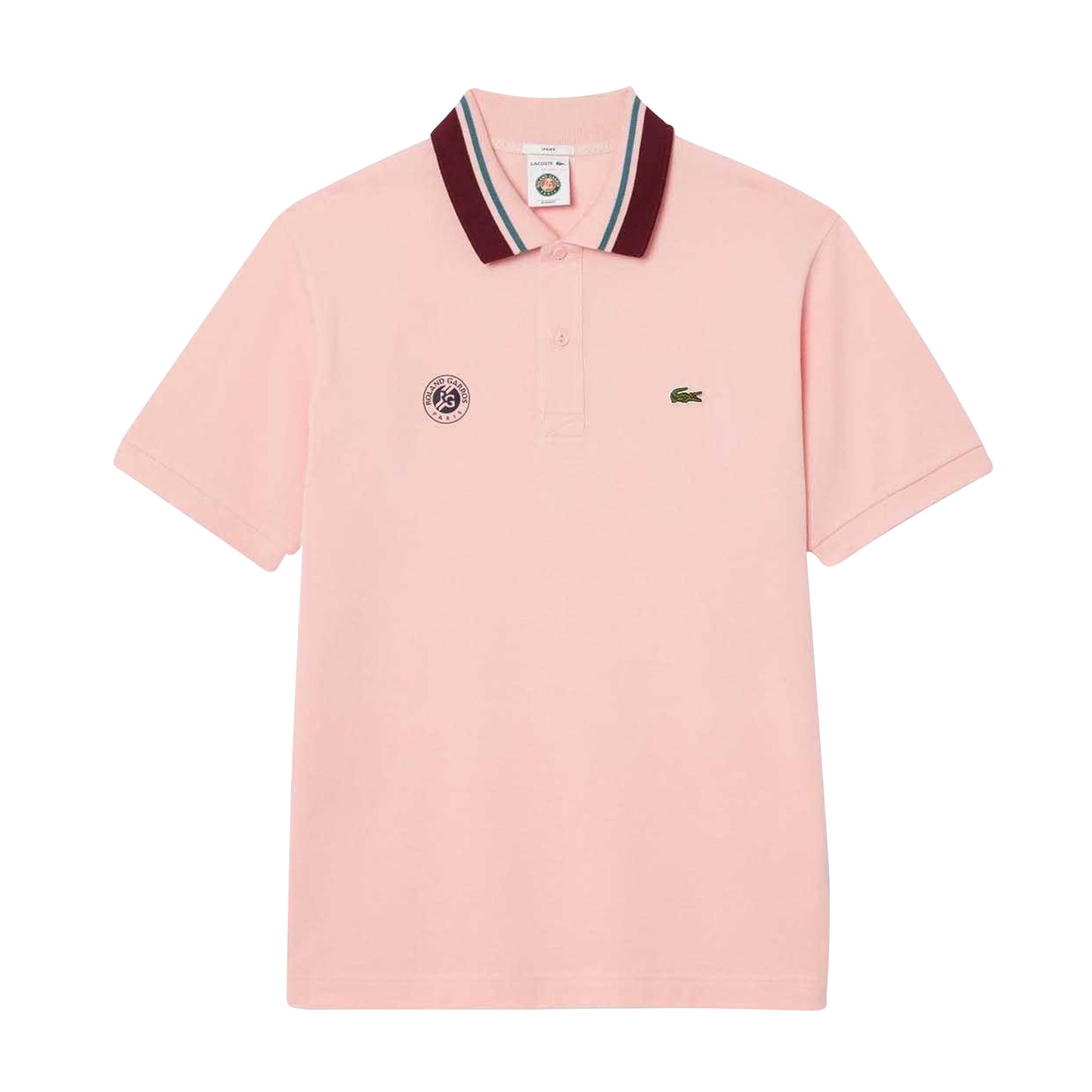 Pink - Front - Lacoste Unisex Adult Roland-Garros Edition Umpire Sport Polo Shirt