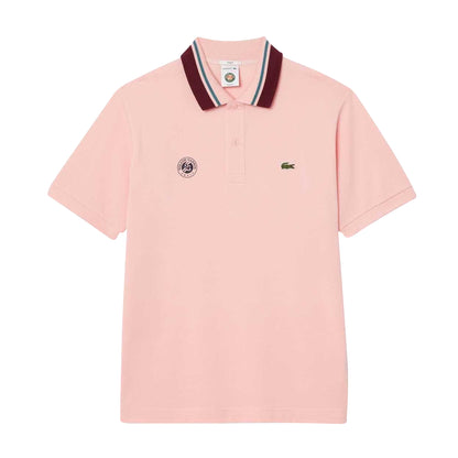 Pink - Front - Lacoste Unisex Adult Roland-Garros Edition Umpire Sport Polo Shirt