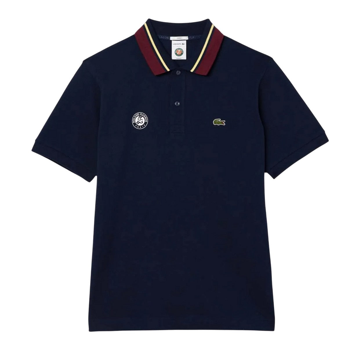 Blue - Front - Lacoste Unisex Adult Roland-Garros Edition Umpire Sport Polo Shirt
