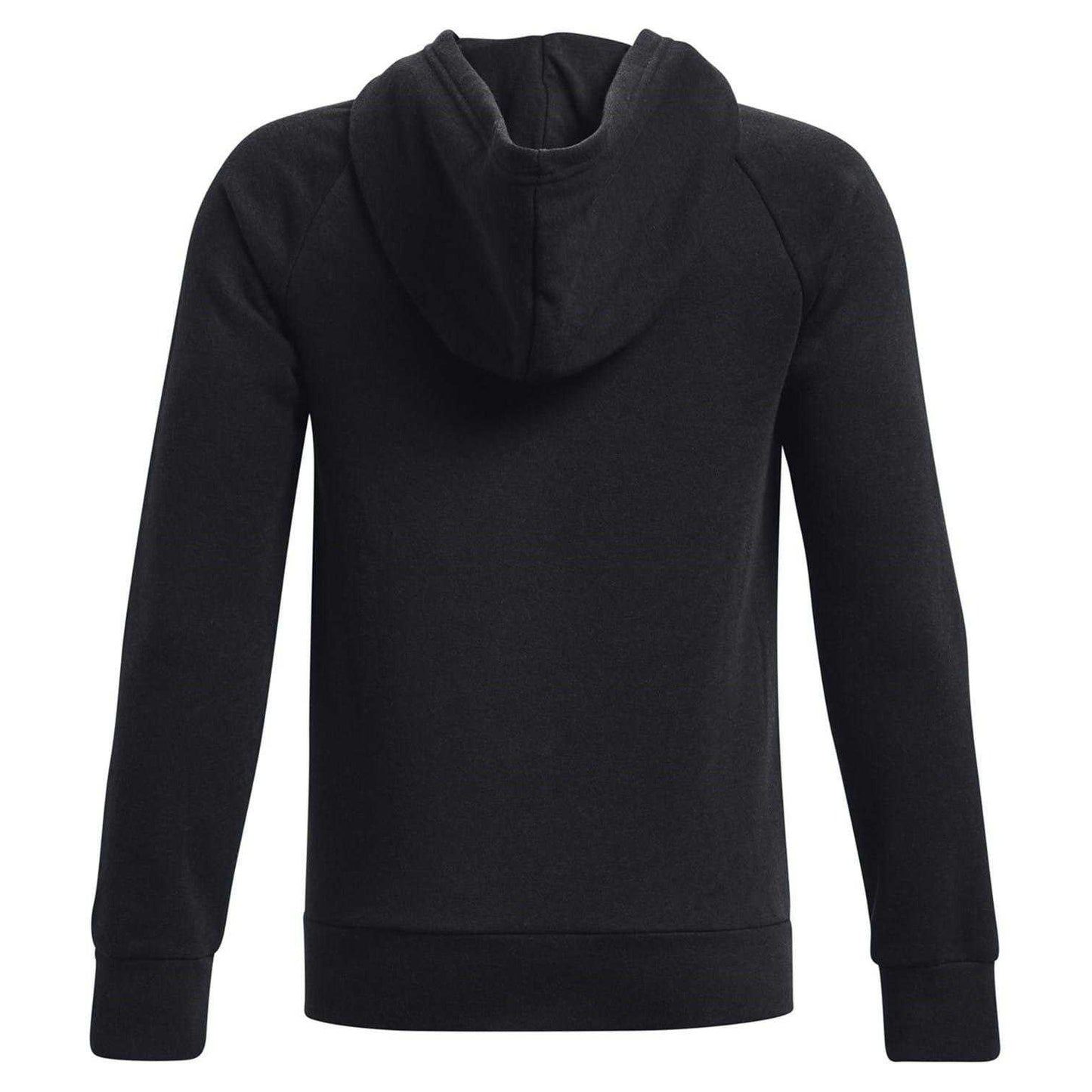 Black - Back - Under Armour Boys Logo Full Zip Hoodie