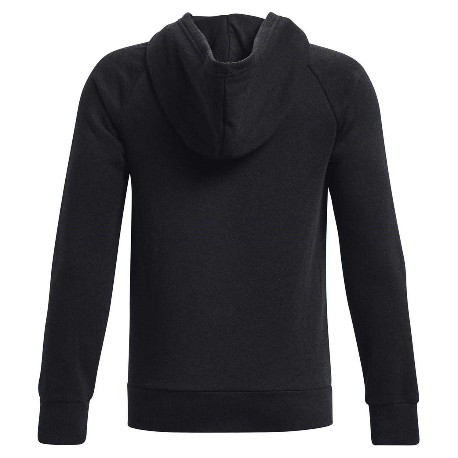 Black - Back - Under Armour Boys Logo Full Zip Hoodie