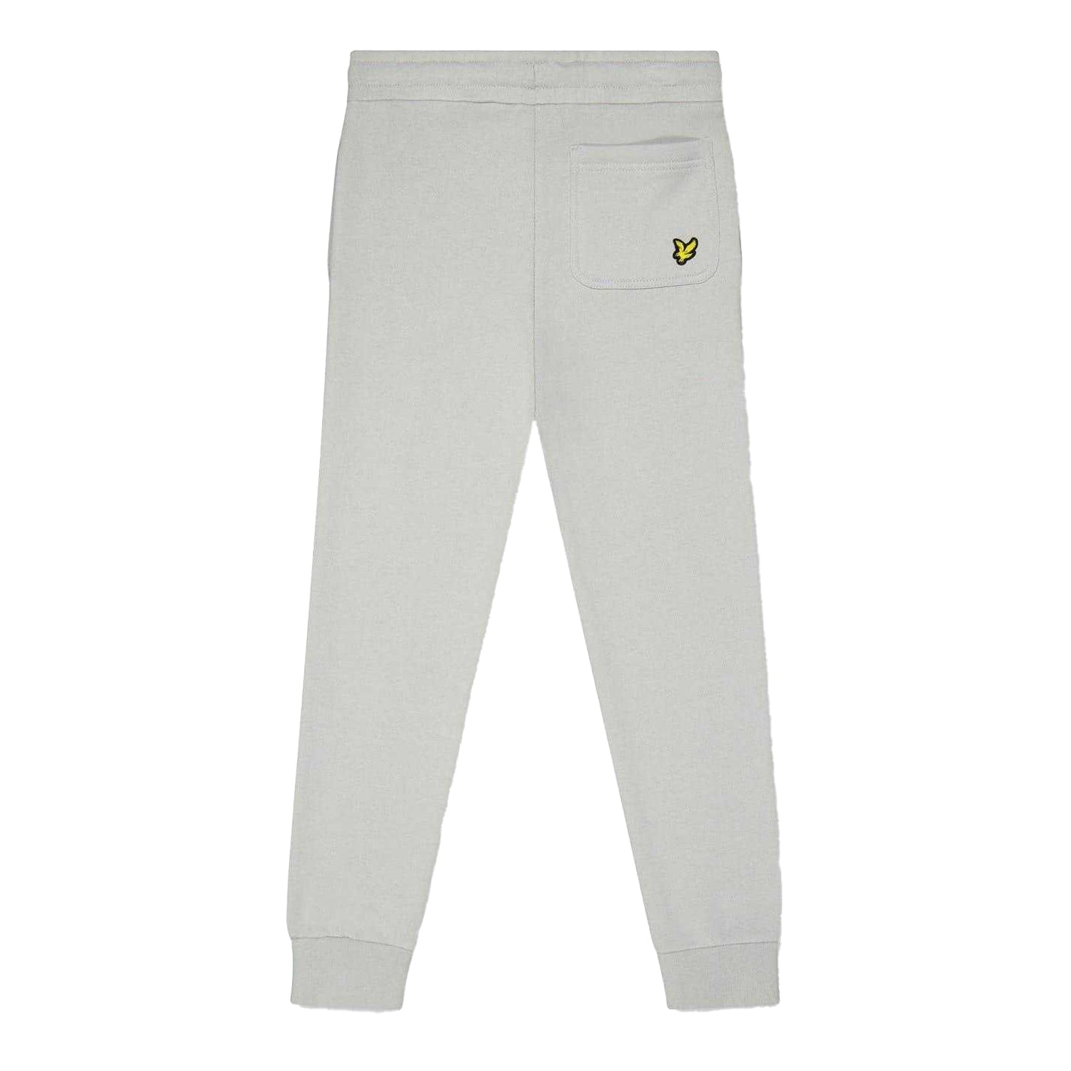 Grey Melange Marl - Back - Lyle & Scott Boys Script Jogging Bottoms