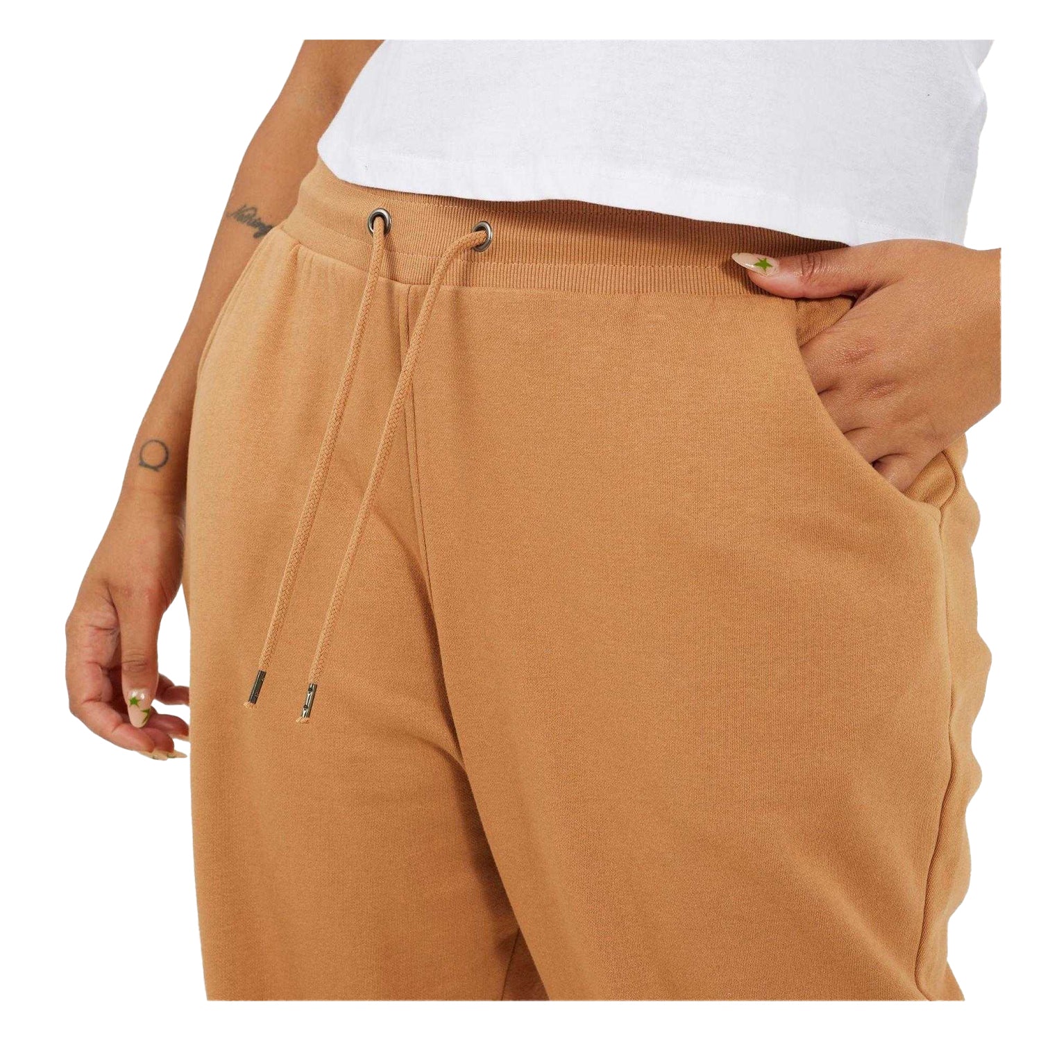 Camel - Side - Brave Soul Womens-Ladies Plus Jogging Bottoms