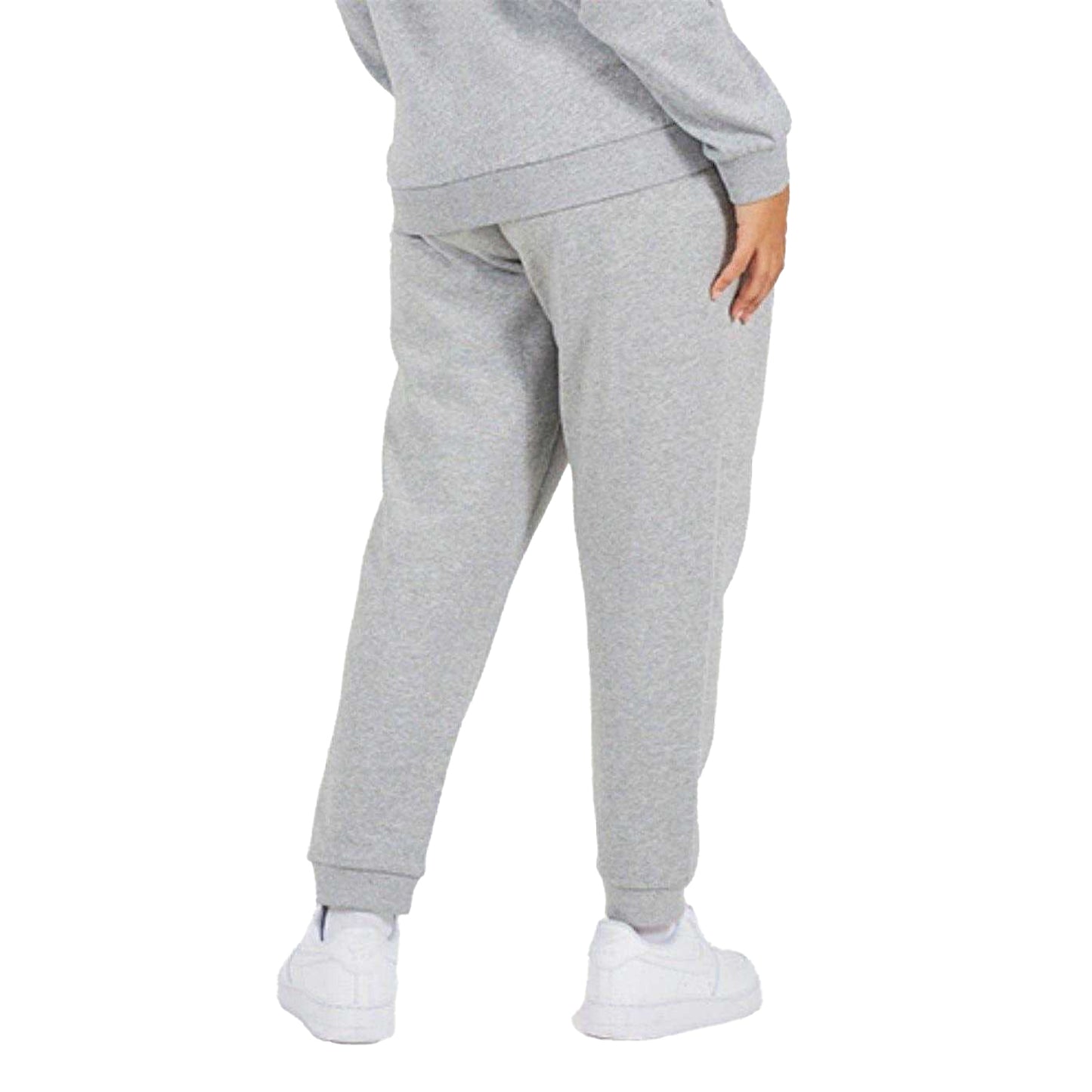 Grey Marl - Back - Brave Soul Womens-Ladies Plus Jogging Bottoms