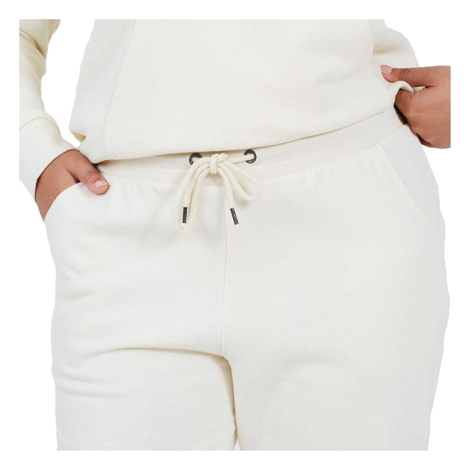 Cream - Side - Brave Soul Womens-Ladies Plus Jogging Bottoms