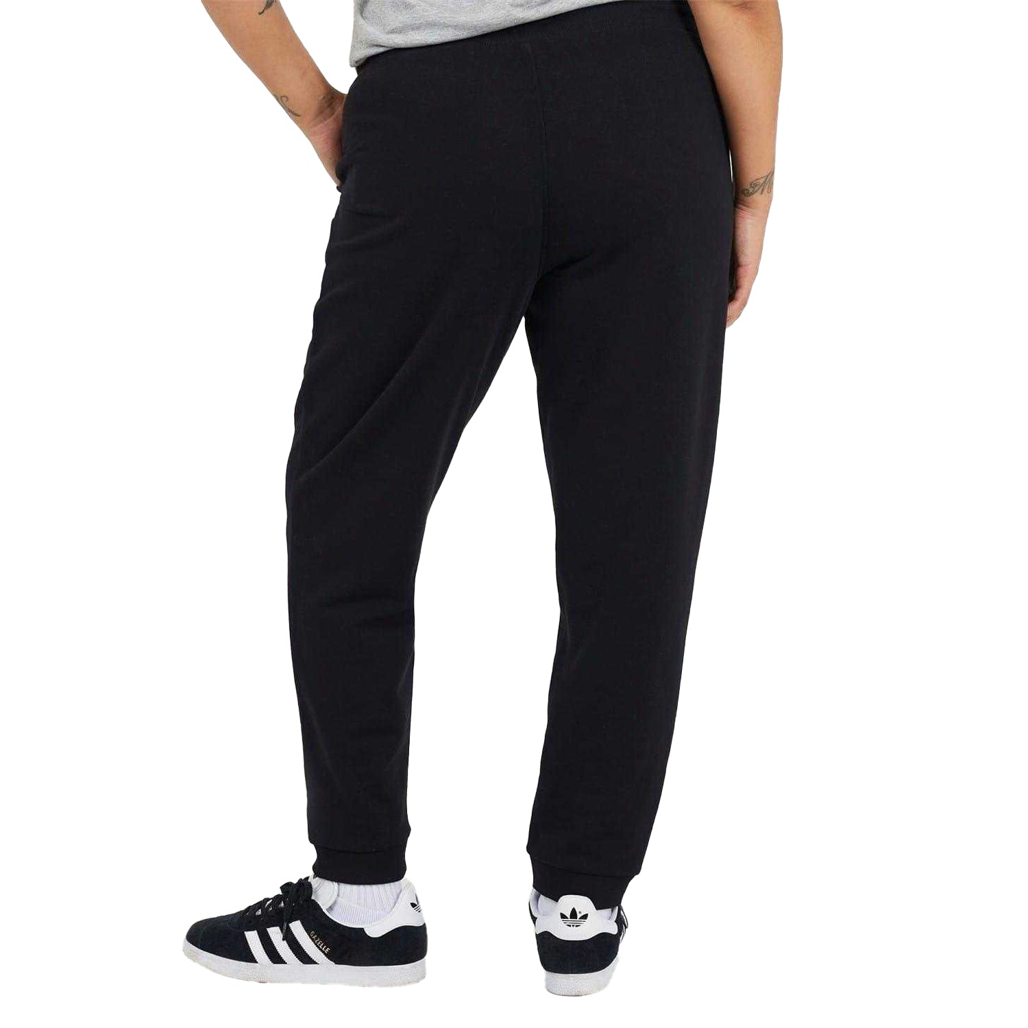Black - Back - Brave Soul Womens-Ladies Plus Jogging Bottoms