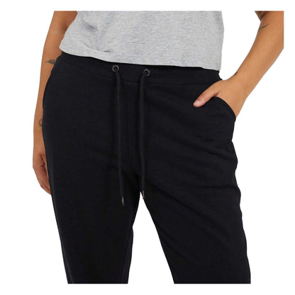 Black - Side - Brave Soul Womens-Ladies Plus Jogging Bottoms