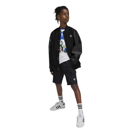 Black - Pack Shot - Adidas Childrens-Kids Originals Cargo Shorts
