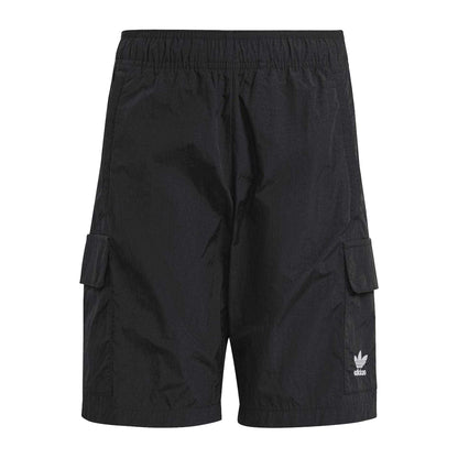 Black - Front - Adidas Childrens-Kids Originals Cargo Shorts