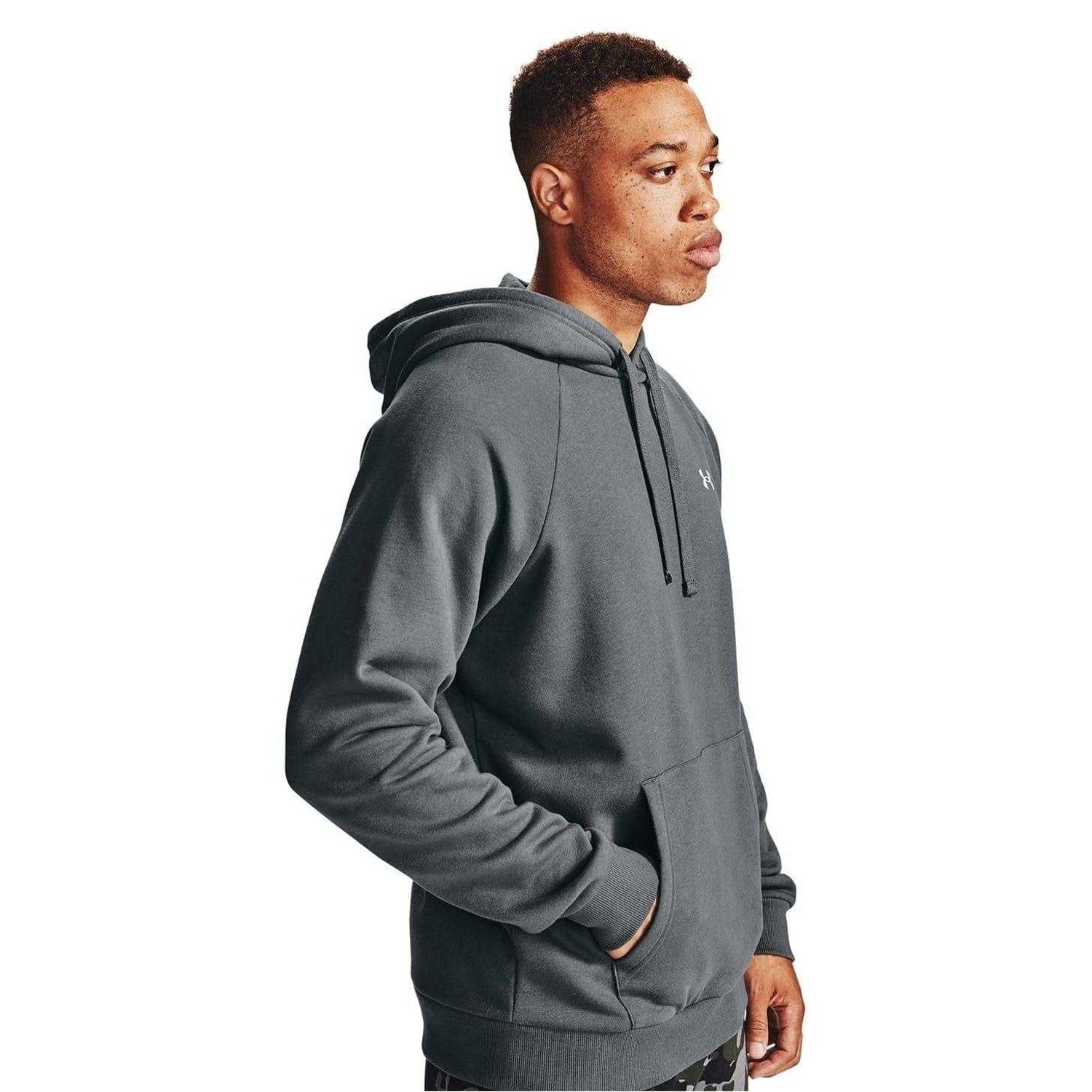 Frost Gray - Lifestyle - Under Armour Mens Fleece Hoodie