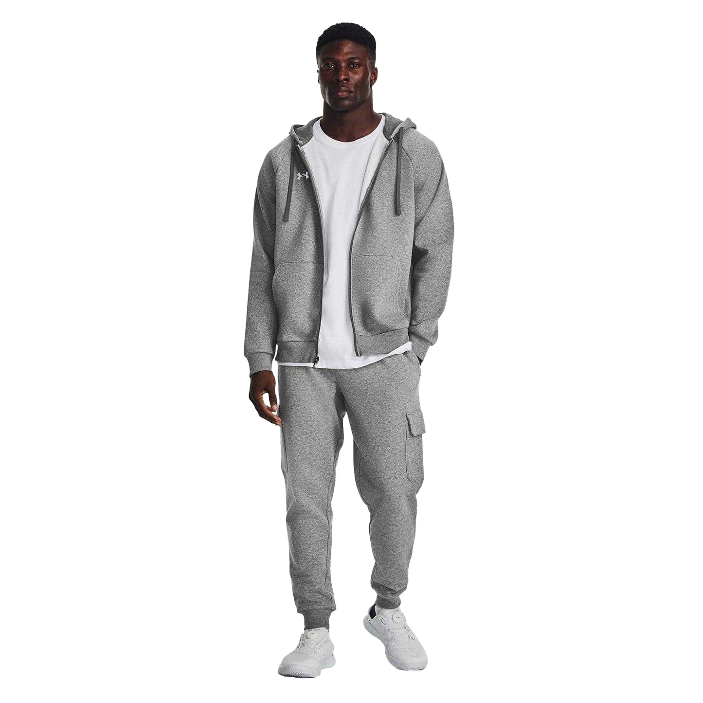 Carbon - Lifestyle - Under Armour Mens Rival Fleece Full Zip Hoodie