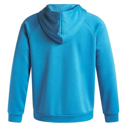 Blue - Back - Under Armour Mens Rival Fleece Full Zip Hoodie