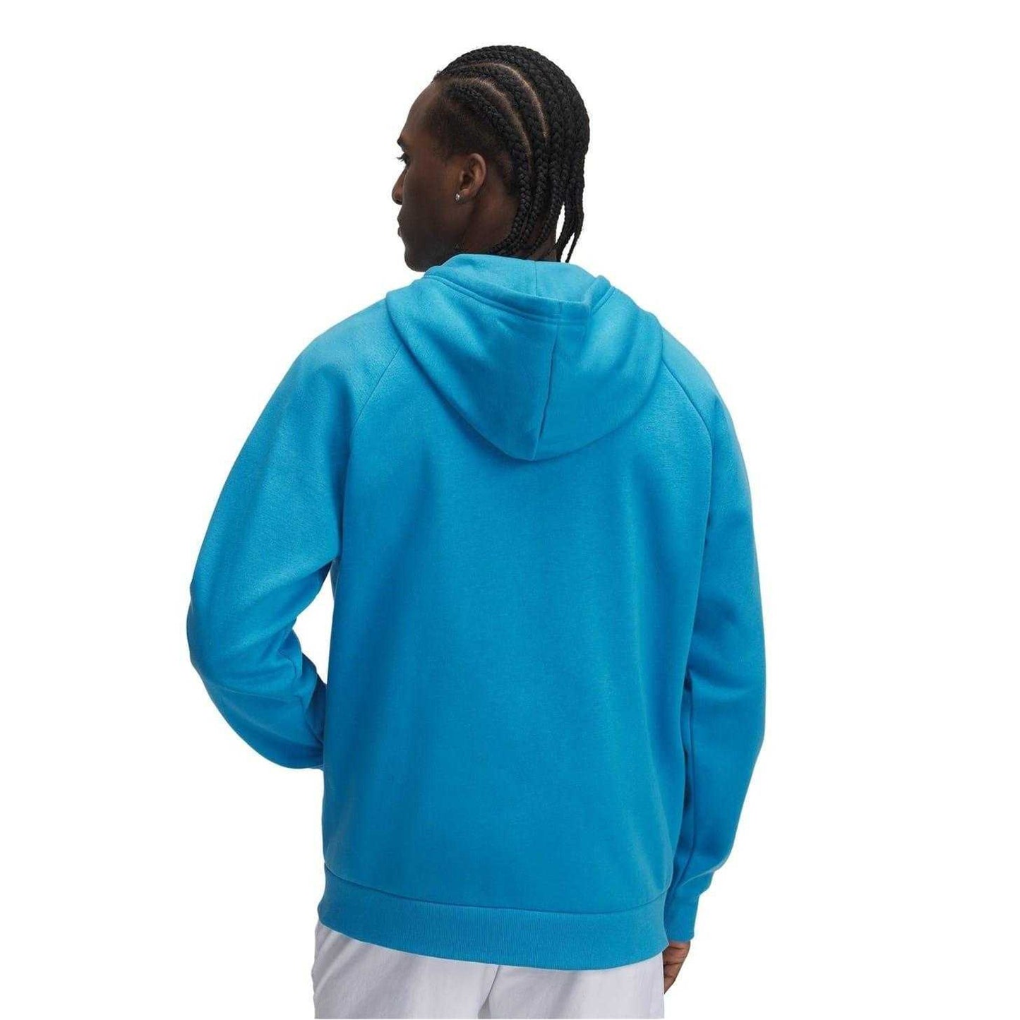 Blue - Lifestyle - Under Armour Mens Rival Fleece Full Zip Hoodie