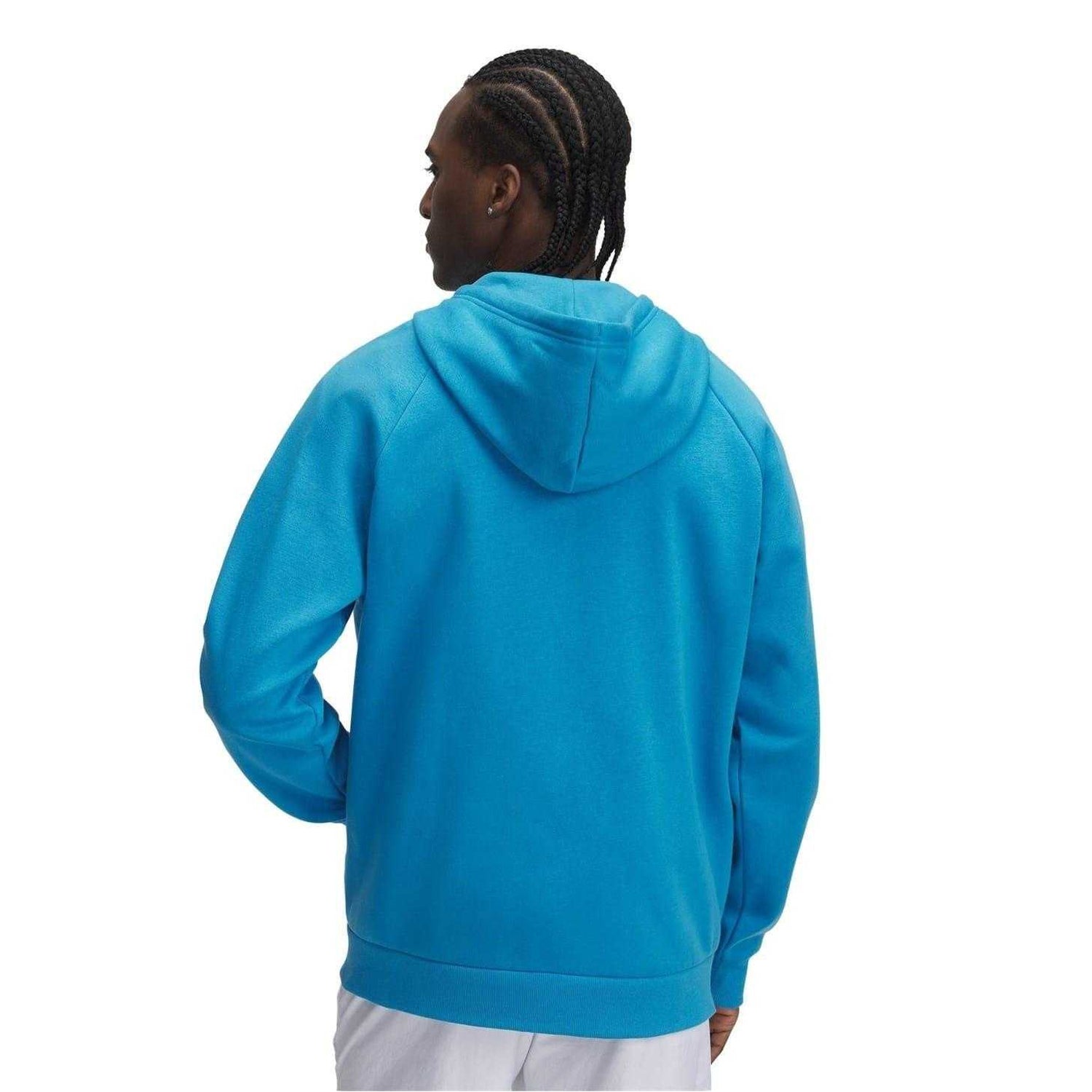 Blue - Lifestyle - Under Armour Mens Rival Fleece Full Zip Hoodie