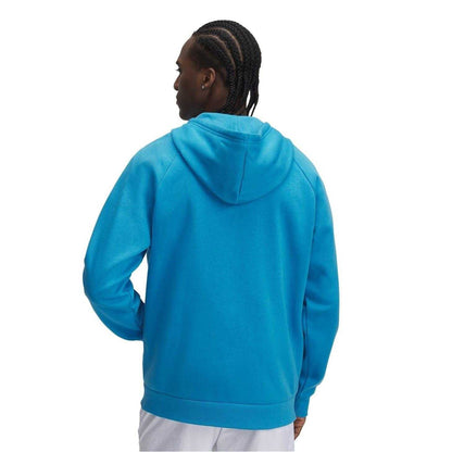 Blue - Lifestyle - Under Armour Mens Rival Fleece Full Zip Hoodie