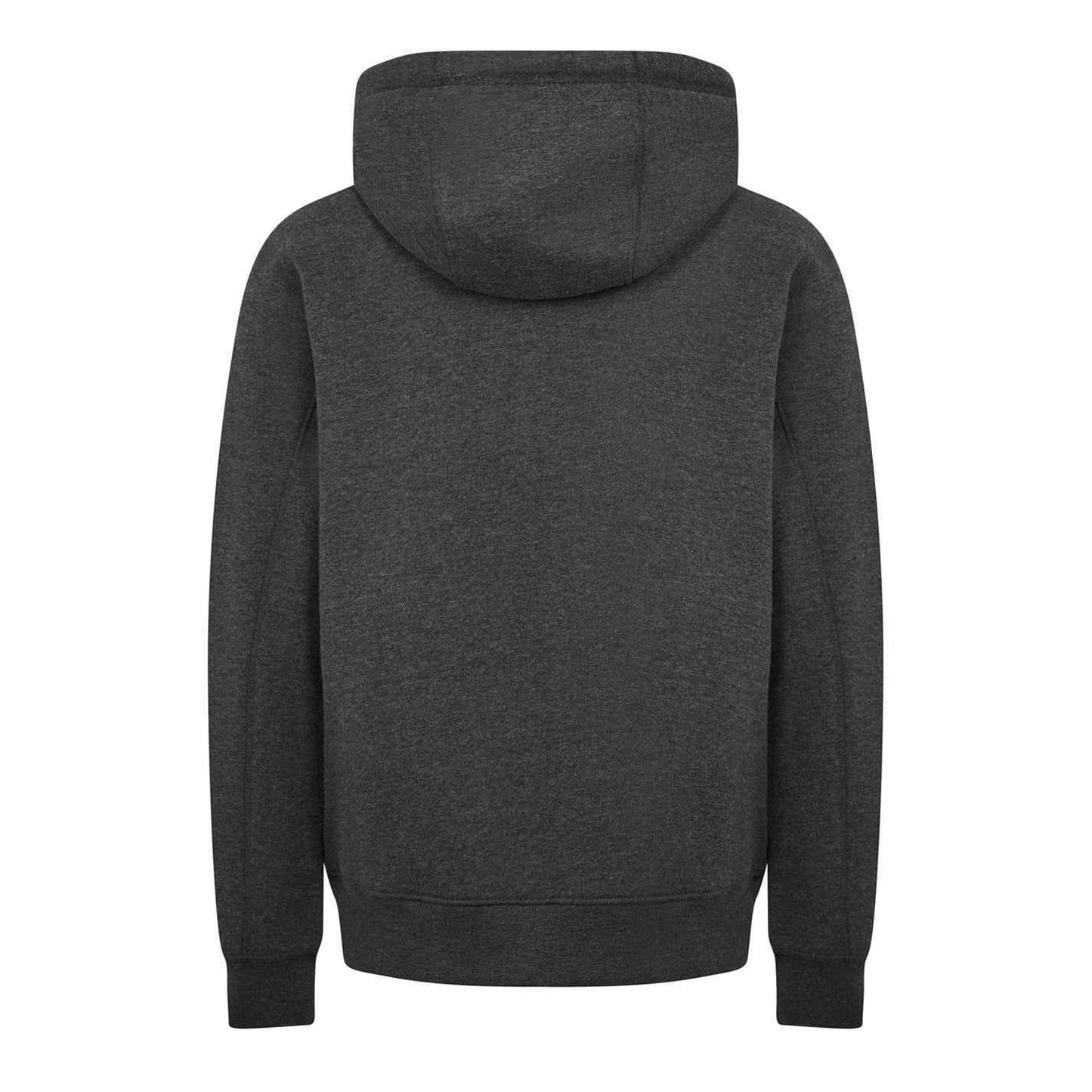 Charcoal Marl - Back - Firetrap Mens Graphic Fleece Hoodie