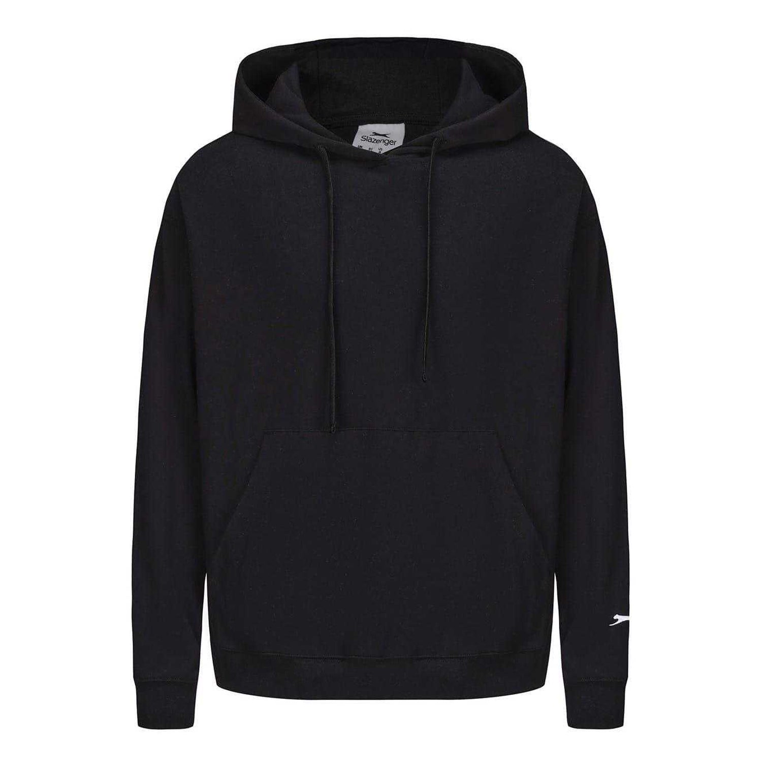 Black - Front - Slazenger Womens-Ladies Leisure Hoodie