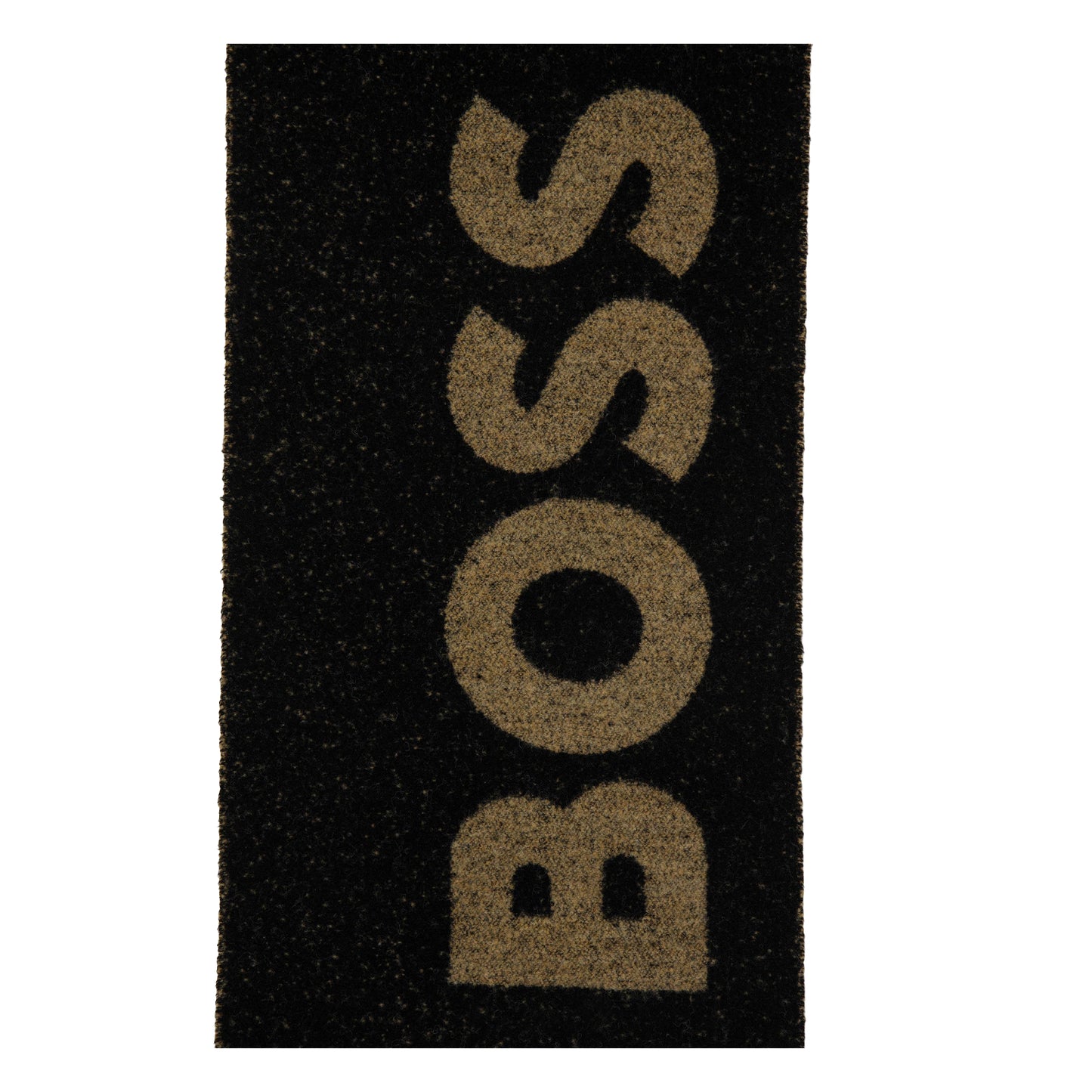Black - Back - Boss Armin Logo Jacquard Scarf