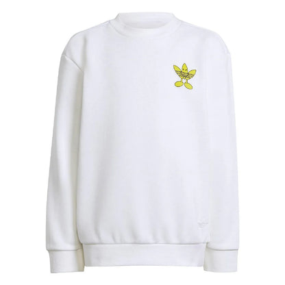 White - Side - SmileyWorld Childrens-Kids Loose Hoodie And Joggers Set