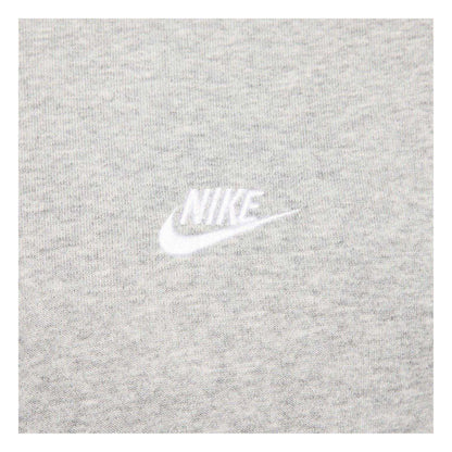 Heather Grey-White - Lifestyle - Nike Mens Club Regular Hoodie