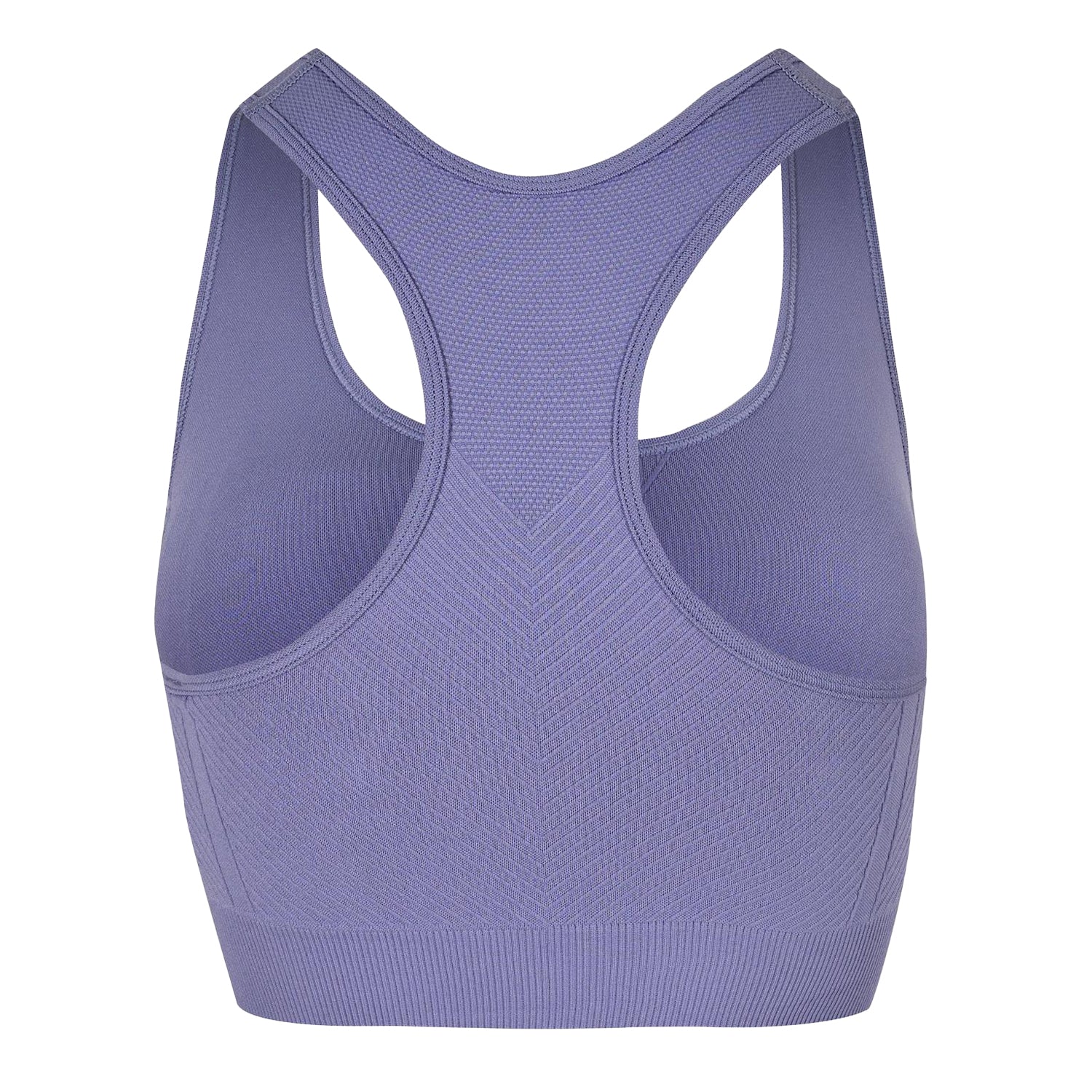Clay - Back - USA Womens-Ladies Ribbed Seamless Sports Bra