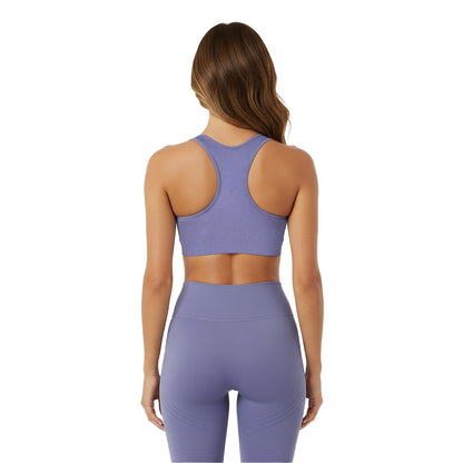 Clay - Lifestyle - USA Womens-Ladies Ribbed Seamless Sports Bra