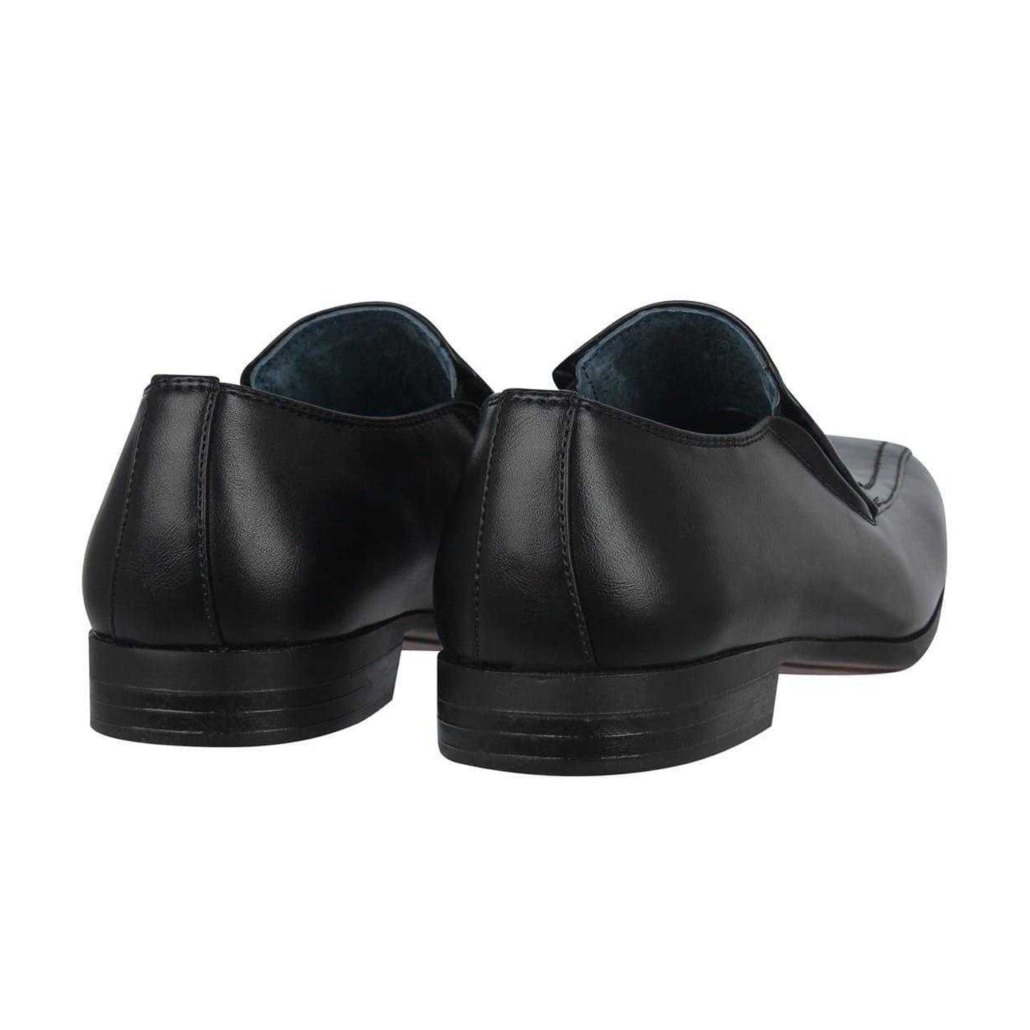 Black - Back - Giorgio Boys Bourne Slip-on Shoes